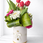 Arreglo floral tulipanes